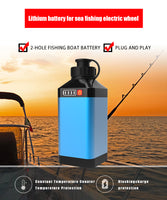 Electric Fishing Reel For Daiwa/Shimano Light Weight Lithium Battery 10400 mAh 14.8V